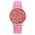 Tiara decorated quartz watch for ladies