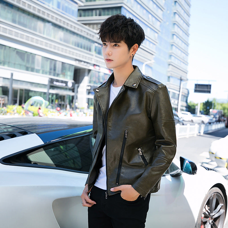Men's leather coats