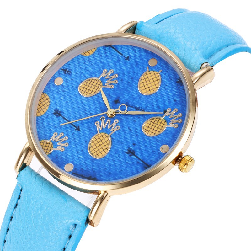 Tiara decorated quartz watch for ladies