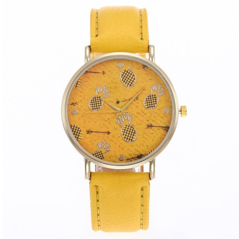 Tiara decorated quartz watch for ladies
